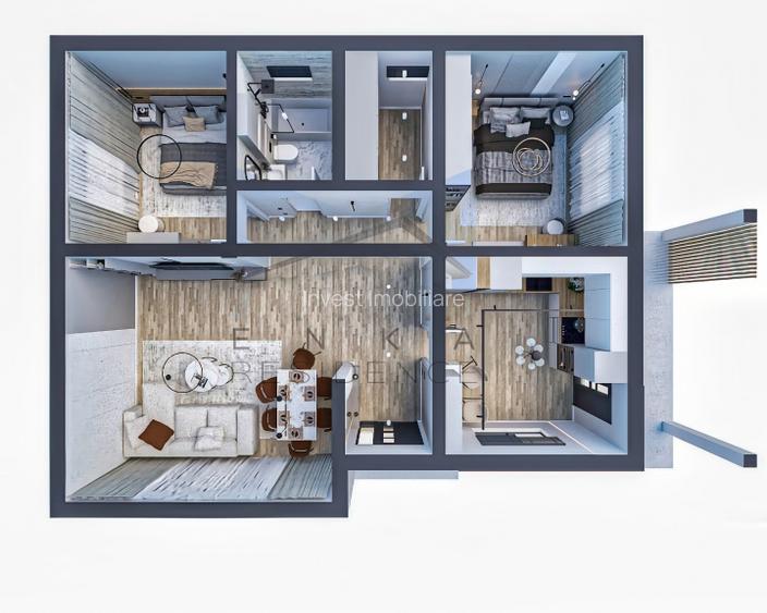 CASA INDIVIDUALA, 3 CAMERE,81 MP UTILI, 400MP TEREN, MIROSLAVA - 4