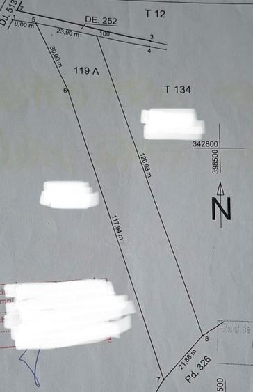 Teren intravilan cu vedere la pădure, 2.533 mp, Melinești, Amărăști