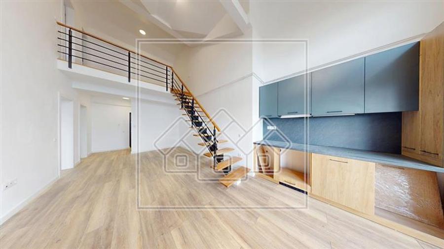 Penthouse cu 3 camere si 2 balcoane - mobilat si utilat complet