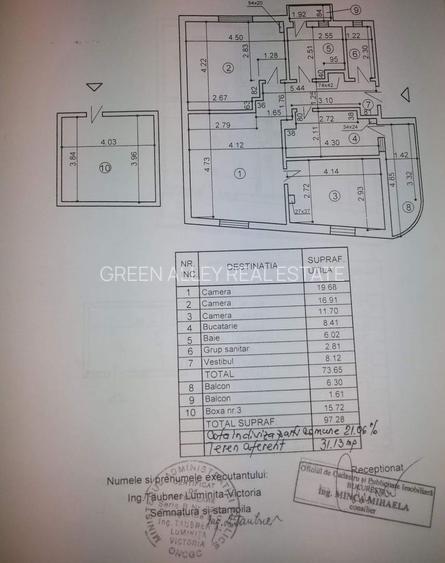 3 CAMERE || CENTRALA PROPRIE || IMOBIL CU LIFT || PIATA DOROBANTI - 1