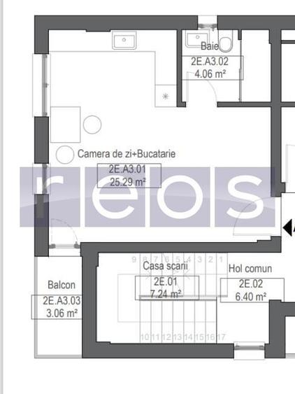 VANZARE GARSONIERA | ETAJ 2 | ZONA PALLADY