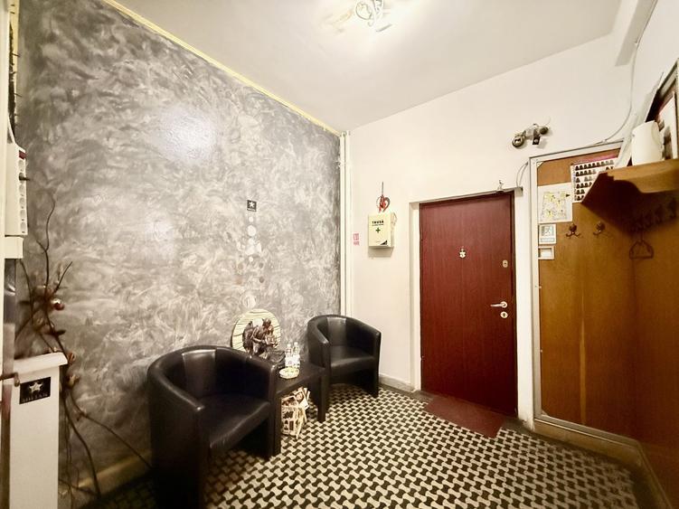 Calea Victoriei ap 2 camere cu terasa parter risc 1