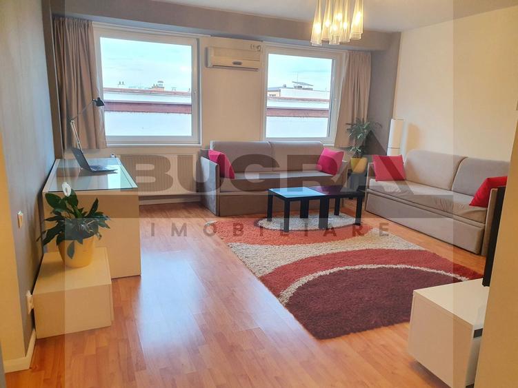 Apartament de 2 camere, 67mp,  decomandat, modern, zona Centrala