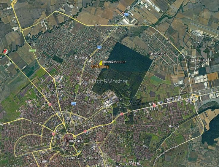 Teren intravilan 1.466 mp Dumbrăvița, utilități la front, lângă Pădurea Verde - 5