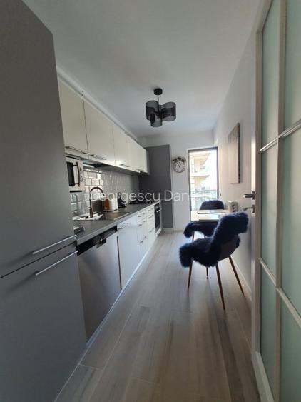 65mp Bloc nou, Terasa mare, stil Scandinav, Complet utilat/mobilat - 4