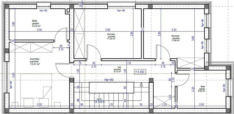 Duplex semifinisat, zona Vivo