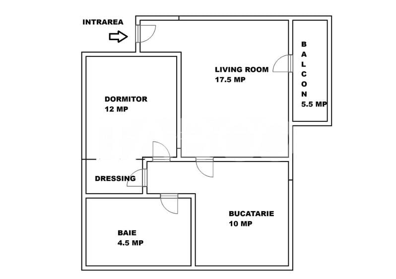 Apartament de vanzare cu 2 camere balcon parcare strada Bieltz nr 89 - 1