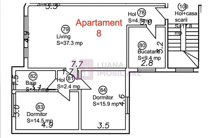 Apartament 4 camere | Arhitectilor | etaj 2 | NOU | finisat la cheie