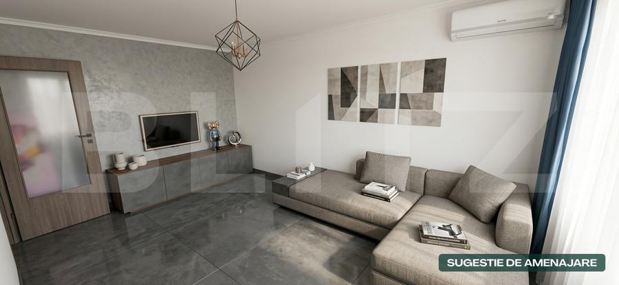 Apartament 2 camere, 50 mp, balcon 12mp, zona Marasesti