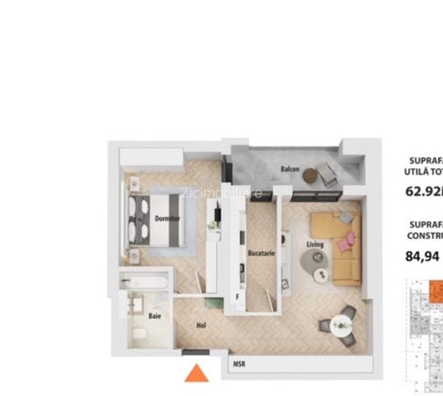 Apartament 2 camere decomandat 64 mp mobilat utilat lux Politehnica - 20