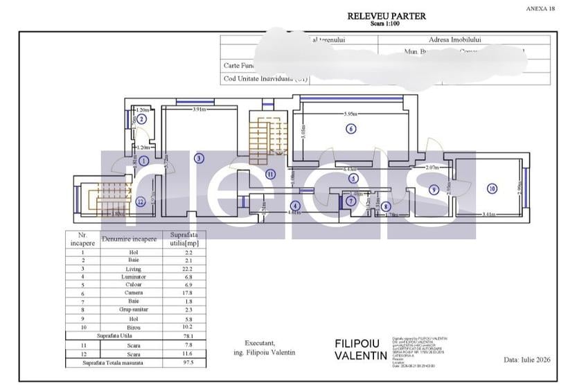 INCHIRERE VILA SPATIU COMERCIAL BIROU CLINICA TITULESCU BANU MANTA 600MP 8 CAMER - 6