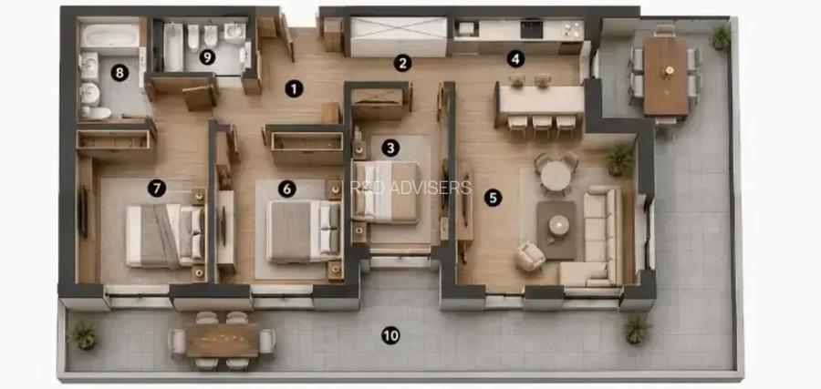 Apartament 4 camere premium |Bloc Boutique | Barbu Văcărescu-Floreasca - 14