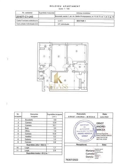 Apartament de 3 camere de închiriat – Floreasca | Vedere spre parc