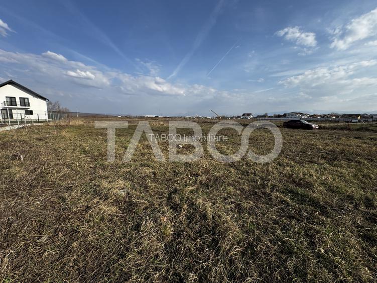 Teren intravilan de constructii 604 mp PUZ utilitati Sura Mica Sibiu - 3