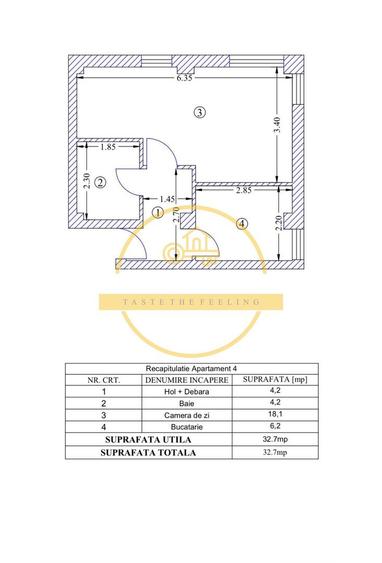 Apartament 1Camera -Decomandat 32mp+Loc de Parcare/Zona Frumoasa! - 6