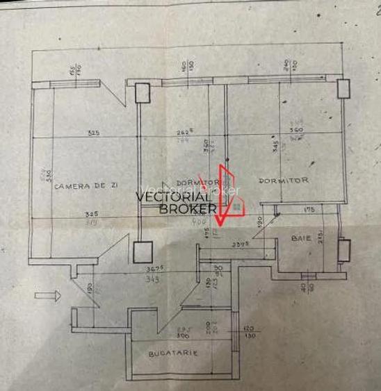 3 camere decomandat la 2 minute de metrou Obor - 1