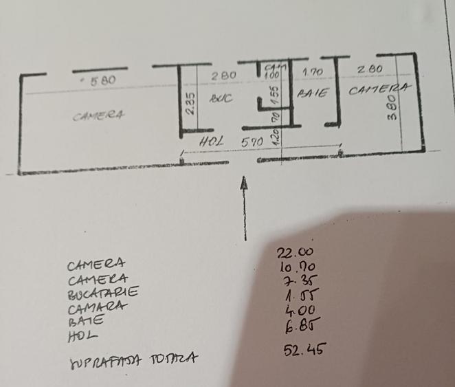 Apartament 2 camere decomandat, cartier Manastur