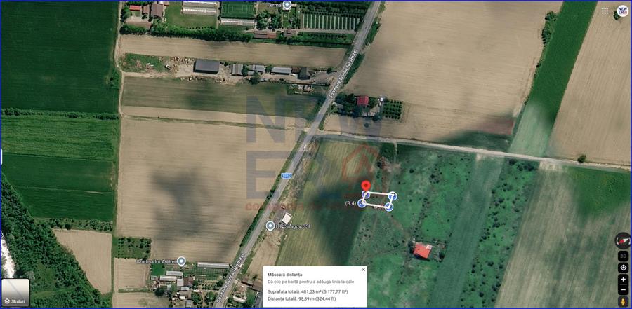 Teren intravilan 477 mp | 15 m front | Gruiu – Siliștea Snagovului