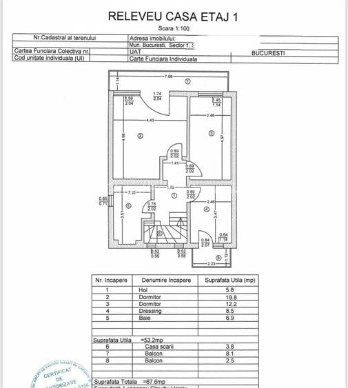 Vila Gara de Nord - Calea Plevnei | Teren 212 mp | Renovata 2020 |