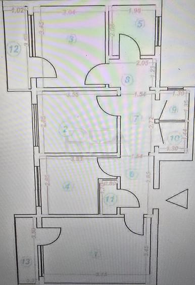 3 camere, et 7/10, 74 mp, bloc 1979-Pacii, Str Barsanesti