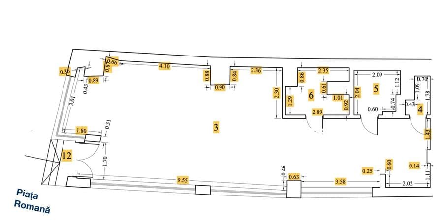 Ultracentral - Piata  Romana - Spatiu comercial de inchiriat