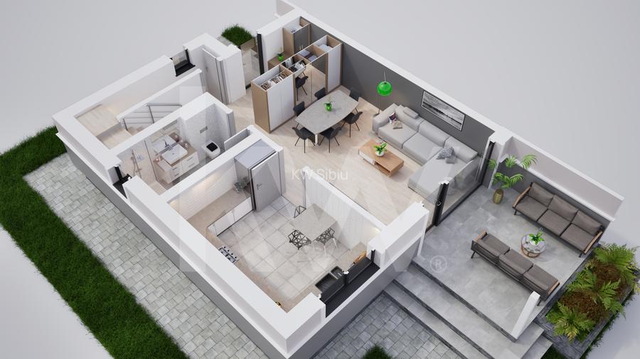 Casa duplex 4 camere in cartier nou Șură Mica - 8