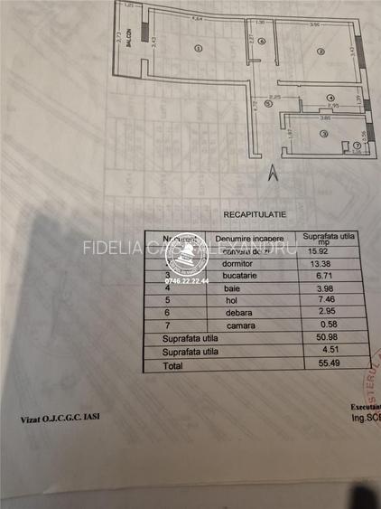 Apartament 2 camere de vanzare decomandat etajul 1 - Gara - 9