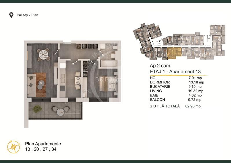 Th. Pallady-Apartament 2 camere cu Loc de parcare Gratuit - 1