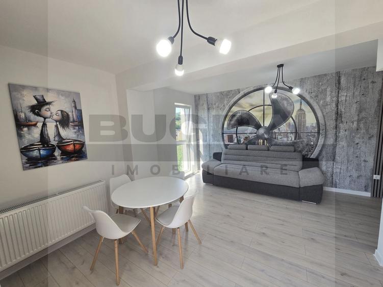 Apartament 42 mp, terasa 15 mp, parcare, zona C. Coposu