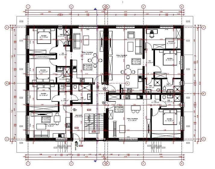 Apartamente de vanzare, intre 42 si 77 mp utili - 6