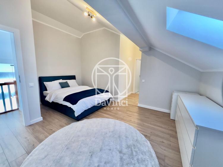 Penthouse 3 camere+2 bai, buc. separata, mobilat si utilat, INTABULAT