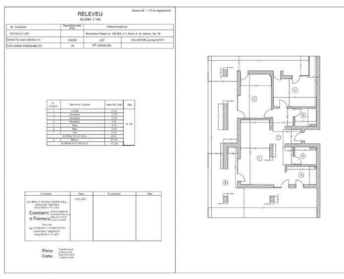 Apartament 3 camere 173 mp vecin cu Padurea- Pipera Scoala Americana