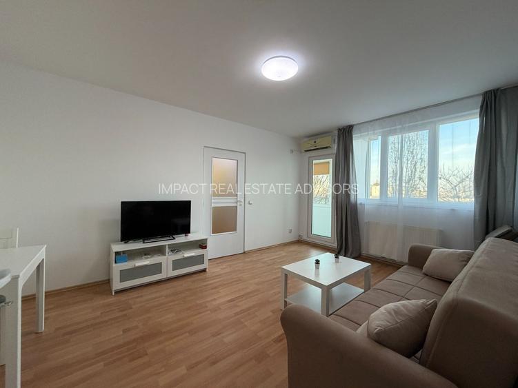 2 camere renovat complet Calea Grivitei plan secund -vedere spate | metrou 1 Mai - 7