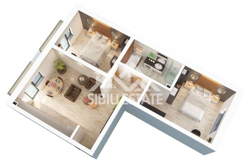 Apartament 3 camere, Doamna Stanca, Loc parcare inclus