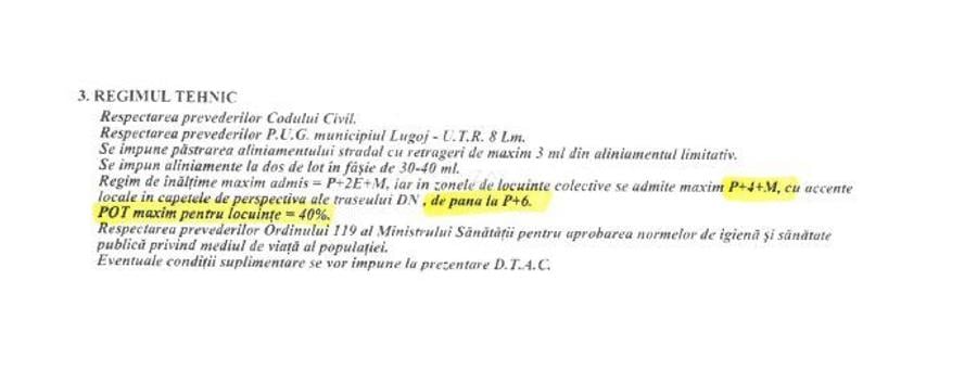 Oportunitate investitie ! Teren de vanzare cu toate utilitatile ! Bloc P+4E!