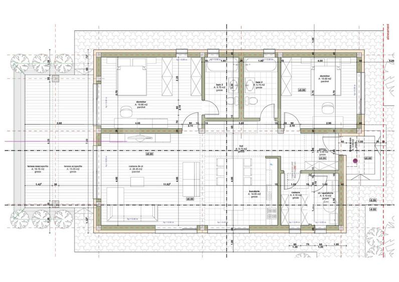 Casă 4 camere predare la gri, 110 mp, zona Micesti