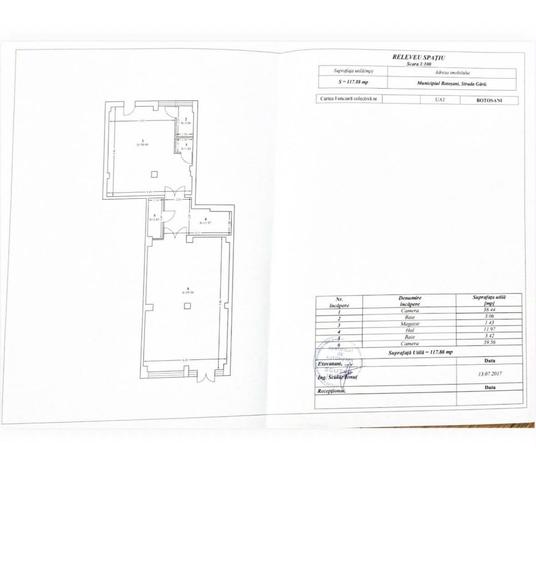 Spatiu comercial 120 mp Calea Nationala ( zona Garii )