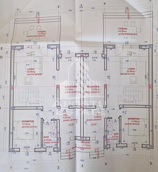 Duplex cu 4 camere de vanzare in Urseni, 132 mpu - 14