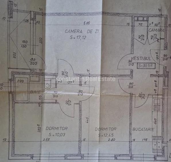 Apartament 3 camere, 60 mp total, etaj 1, bloc reabilitat, Favorit - 8