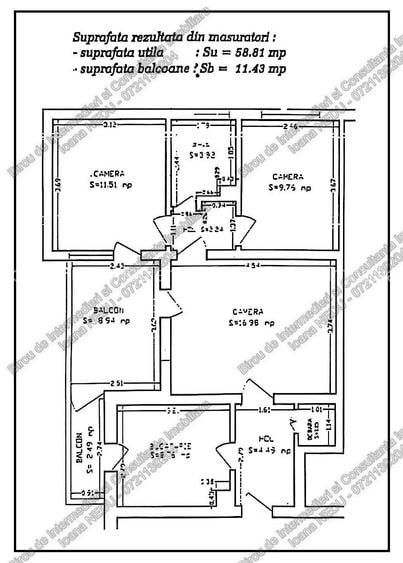 🙋 Tomis 2🔸 3 Camere semiDecomandate 70m² Centrala Mobilat Utilat Izolat - 8