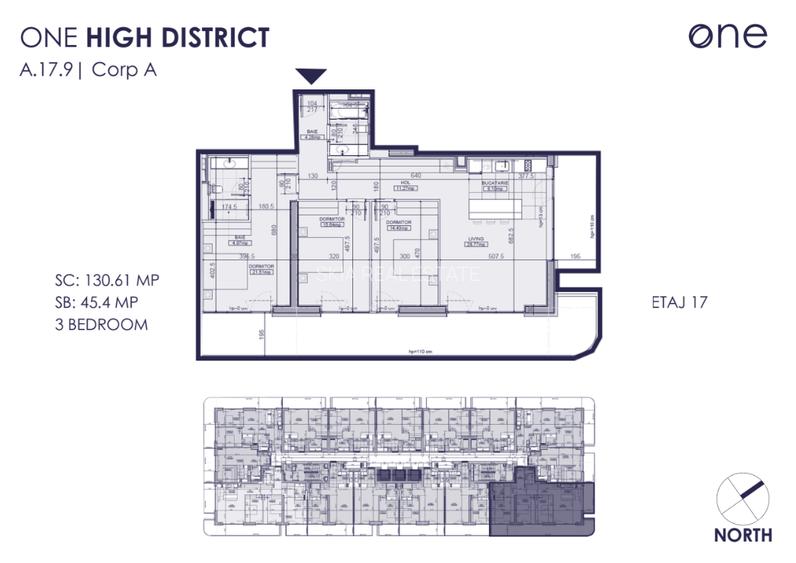 3 BEDROOM APARTMENT FOR SALE // ONE HIGH DISTRICT - 1