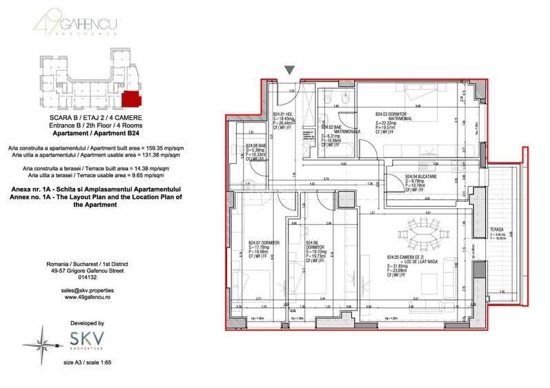 3 bedroom Gafencu 49 Herastrau | 3 dormitoare Gafencu 49 Herastrau - 2