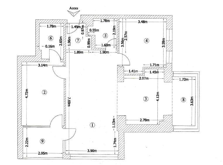Apartament cu 3 camere mobilat | loc de parcare - 1