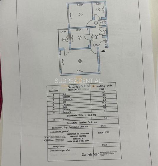 De închiriat – Apartament 2 camere decomandat | 54 mp, Sos. Salaj - 6