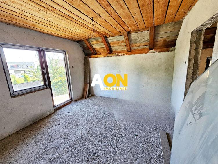 Casa la gri, S+P+M, 4 camere, 500 mp teren, Cetate, toate utilitatile
