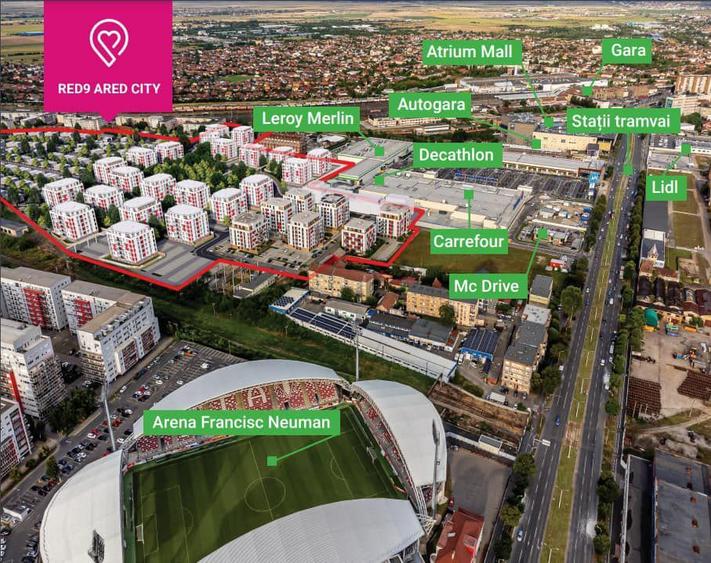 Ocazie pentru investitori, teren langa cel mai frumos parc din Arad