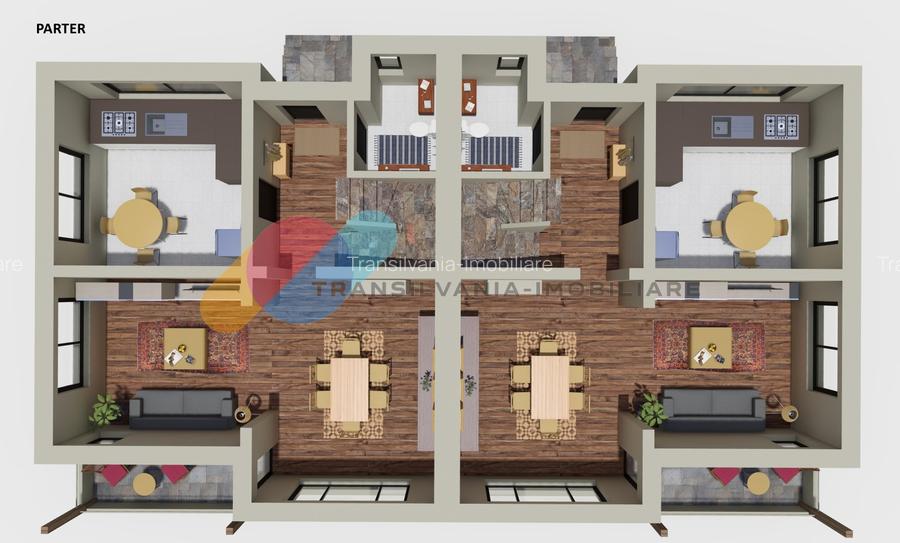 Unitate Duplex, 180 mp, 350 mp teren, Feleacu - 4