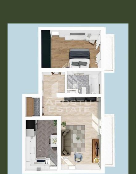 Apartament 2 camere de inchiriat, Giroc, Timisoara