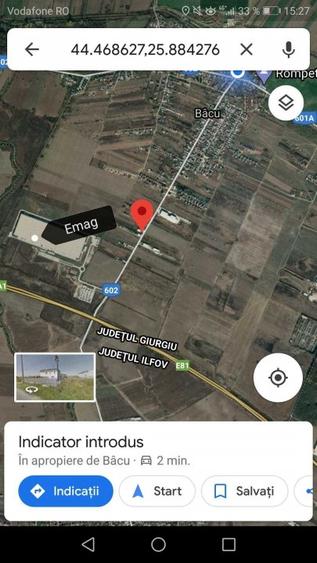 Teren intravilan zona industriala