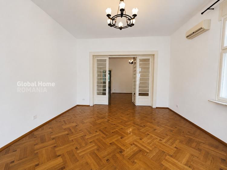 Apartament interbelic 147 mp | Terasă 24 mp | Intrare individuală | Dorobanți